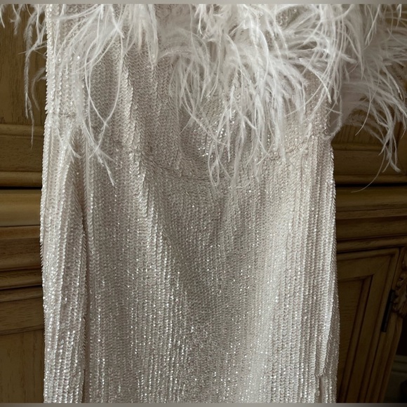 Retrofete Dolly Dress in Moonglow White - Picture 5 of 6